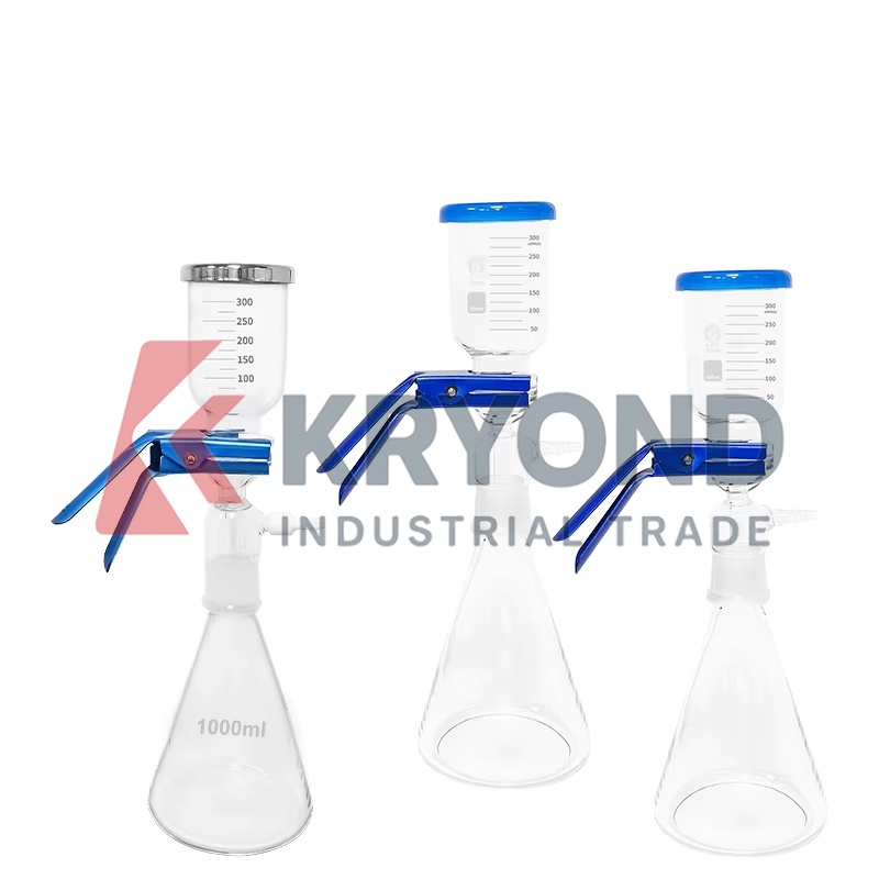 Ultrasonic Cleaner Lab - Laboratory Vacuum Filtration Apparatus 250/500/1000/2000/3000ml Glass